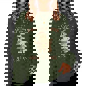 Santa Says Show Your Work & Check It Twice Math Teacher Xmas Women Sweatshirt | Seseable FR