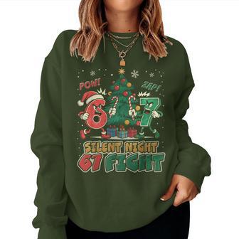 Silent Night 67 Fight Christmas Women Women Sweatshirt - Thegiftio UK