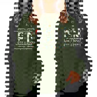 Six Seven Christmas Carbon Nitrogen 67 Science Teacher Women Sweatshirt | Mazezy