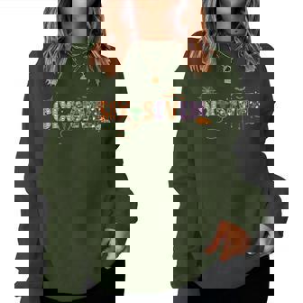 Six Seven Christmas Nurse 67 Meme Coquette Bow Nurse Women Sweatshirt - Monsterry