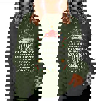 Stop Saying 6-7 Teacher Students 67 Christmas Meme 6 7 Women Sweatshirt - Thegiftio