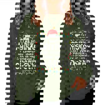 Students Saying 6-7 67 Six Seven Meme Teacher Christmas Women Sweatshirt | Mazezy