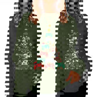Video Game Controller Christmas Tree Gamer Boy Girl Women Sweatshirt | Mazezy