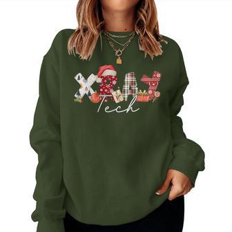 Xray Tech Christmas Bow Rad Tech Radiology Women Women Sweatshirt - Thegiftio UK