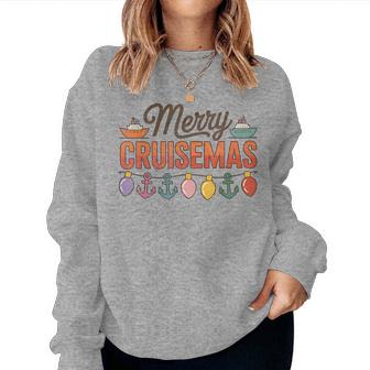 Merry Cruisemas Xmas Family Christmas Cruise Women Women Sweatshirt - Monsterry