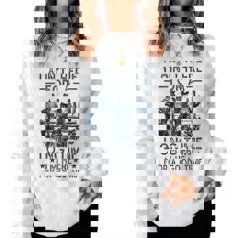 I Ain't Here For A Long Time Western Country Horse Cowgirl Women Sweatshirt | Seseable CA