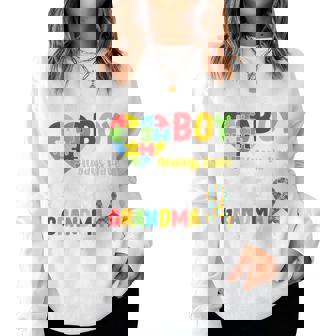 Autism Awareness Grandma Autistic Heart Proud Autism Grandma Women Sweatshirt | Seseable FR