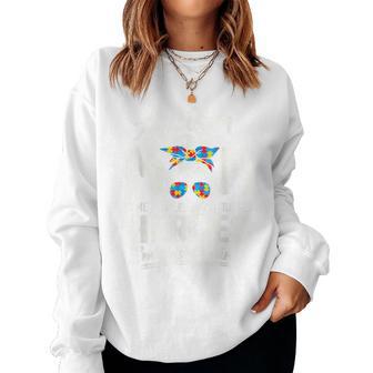 Autism Mom I’M Raising My Hero Puzzle Awareness Pride Women Sweatshirt | Mazezy
