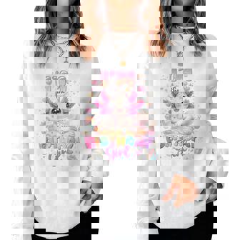 Axolotl Rainbow I'm The Birthday Girl Axolotl Birthday Party Women Sweatshirt | Seseable UK