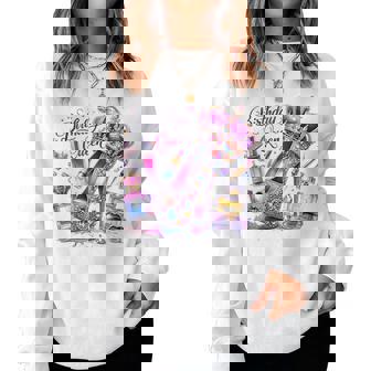 Birthday Queen Happy Birthday Party Girls Women Women Sweatshirt | Seseable FR