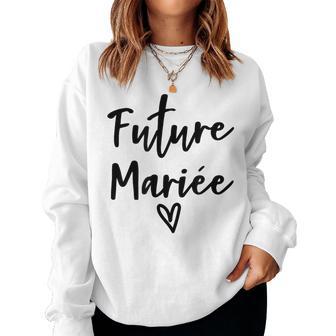 Bride To Be Enterrement Deie De Jeune Fille Pour Sweat-shirt pour femme - Cadeauxyz
