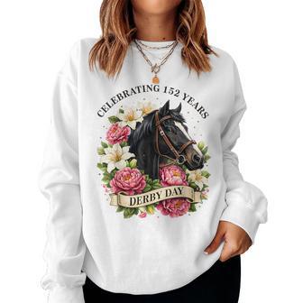 Celebrating 152 Years Ky Derby Day For Vintage Women Sweatshirt - Thegiftio UK