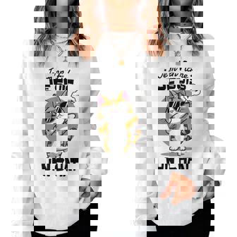 Chat Humour Enfant Fille Garçon Jeuis Un Chat Sweat-shirt pour femme - Cadeauxyz