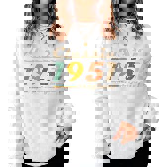 Classic 1951 Original Birth Of Birthday Vintage Tri-Blend Women Sweatshirt - Seseable