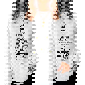 Conspiracy Attempted Murder Crows Sarcastic Nature Camping Women Sweatshirt - Monsterry