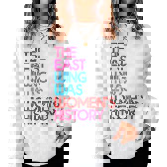 The East Wing Was Women’S History Mom Grandma Cute Tri-Blend Women Sweatshirt - Seseable