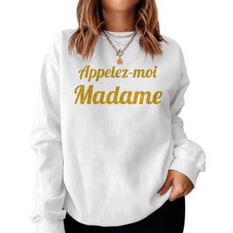 Evjf Appelez Moi Madame Enterrement Deie De Garçon Fille Sweat-shirt pour femme - Cadeauxyz