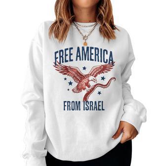 Free America From Israel For Womens Women Sweatshirt | Mazezy
