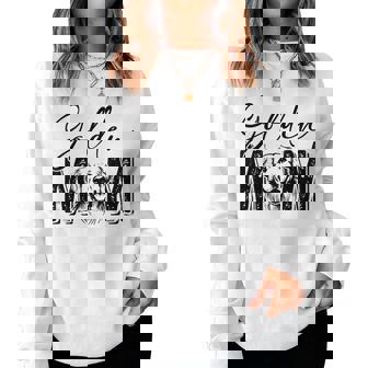 Golden Mom Golden Retriever Lover Dog Mama Retro Women Sweatshirt - Thegiftio