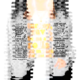 Groovy Turkey Gravy Beans And Rolls Casserole Thanksgiving Women Sweatshirt - Thegiftio