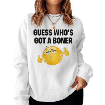 Guess Who's Got A Cheeky Joke Sarcastic Adult Women Sweatshirt - Thegiftio UK