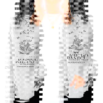 Homeschool Mama Mama's Academy Homeschooling Mom Christian Women Sweatshirt - Monsterry