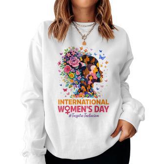 International Women's Day 2026 8 March Empowering Girl Women Sweatshirt - Thegiftio UK