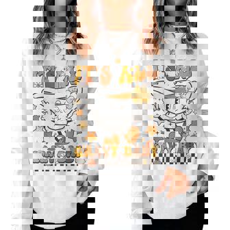 It’S All Gravy Baby Retro Groovy Happy Thanksgiving Women Sweatshirt - Monsterry