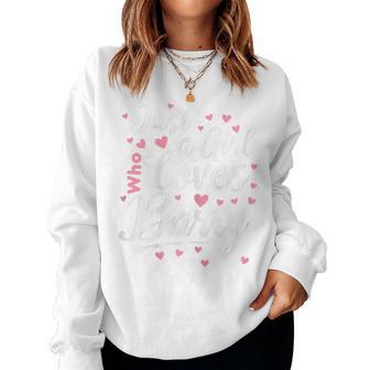 Just A Girl Who Loves Barry Cute Barry Women Sweatshirt - Monsterry