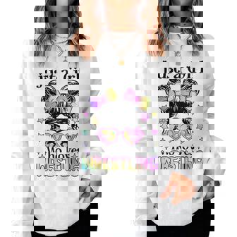 Just A Girl Who Loves Wrestling Wrestler Wrestle Women Sweatshirt | Seseable FR