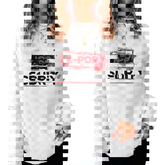 K-Pop Security Mom Dad Halloween Costume Fans Meme Tri-Blend Women Sweatshirt - Monsterry