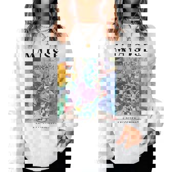 Matisse Les Pivoines 1907 Flower Women Sweatshirt - Monsterry