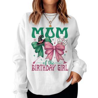 Mom Of The Birthday Girl Matching Witch Family Bday Part Women Sweatshirt - Thegiftio UK