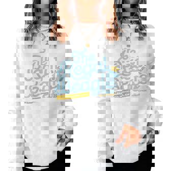 Officially Licensed Regal Beagle Pub Three's Company Logo Women Sweatshirt - Monsterry