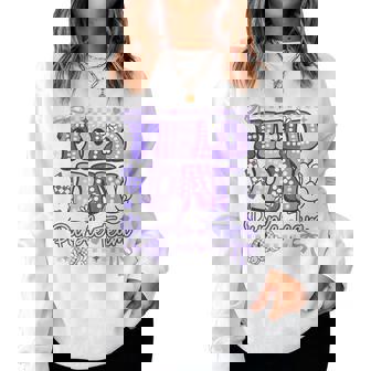 Purple Team Happy Field Day School Trip For Teacher Student Women Sweatshirt | Seseable FR