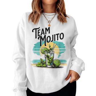 Team Mojito Cocktail De Mojito Enterrement Deie De Jeune Fille Sweat-shirt pour femme - Cadeauxyz