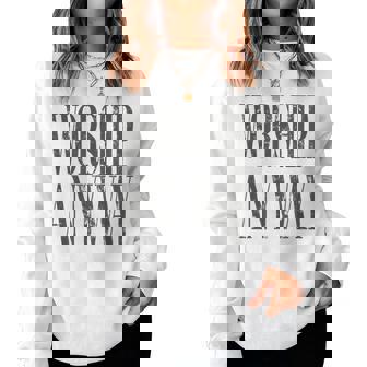 Worship Anyway Distressed Christian Women Sweatshirt | Seseable CA