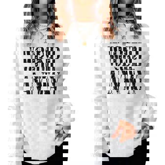 Worship Anyway Distressed Christian Women Sweatshirt - Monsterry