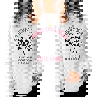 馬 靴 曲がり 自動車 クラブ ファン 男性 女性 大人 子供 レディーススウェットシャツ - Kawaiitshirt