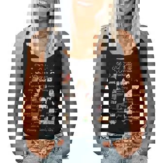 The 12 Cats Of Christmas Kitten Lover Cat Mom Cat Dad Women Tank Top - Thegiftio