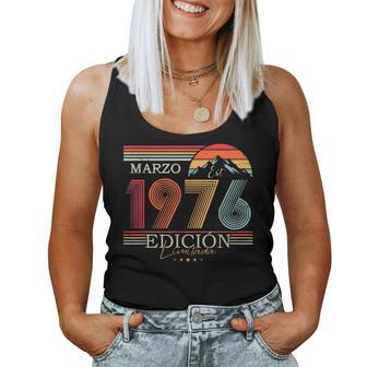1976Intage Marzo Cumpleaños Retro Hombre Regalo Camiseta sin mangas para mujer - Regaloses