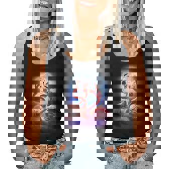 3 Flamingos Howling At The Moon Pink Flamingo Lover Women Tank Top - Thegiftio