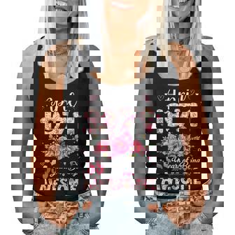 55歳 1971年4月 花柄 55歳 誕生日 男性 女性 レディースタンクトップ - Kawaiitshirt