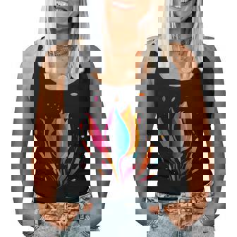 5月 誕生日 チューリップ 花 春 チューリップ 白 花 女の子 レディースタンクトップ - Kawaiitshirt