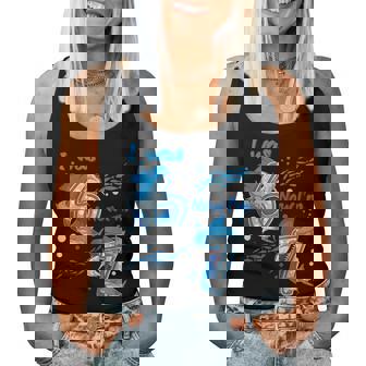 I Was 6 Now I'm 7 7Th Birthday Boy Girl Ocean Shark Birthday Women Tank Top - Thegiftio