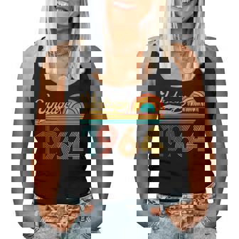 62歳の誕生日プレゼント 62歳 男性 女性 レトロ ヴィンテージ 1964 レディースタンクトップ - Kawaiitshirt