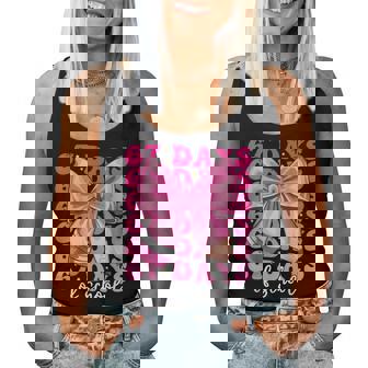 67 Days Of School 6 7 Coquette Bow Meme Teachers Girls Women Tank Top | Seseable FR