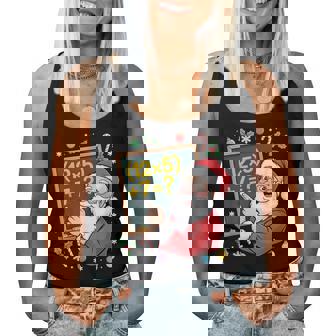 67 Teacher Christmas Santa Six Seven Meme Santa Math Women Tank Top | Seseable CA