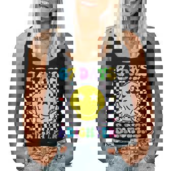 67Th Day Of School 67 Days Brighter Teacher Boys Girls Women Tank Top | Seseable FR