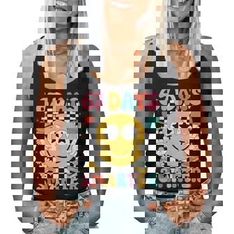 67Th Day Of School 67 Days Smarter Teacher Women Tank Top - Monsterry